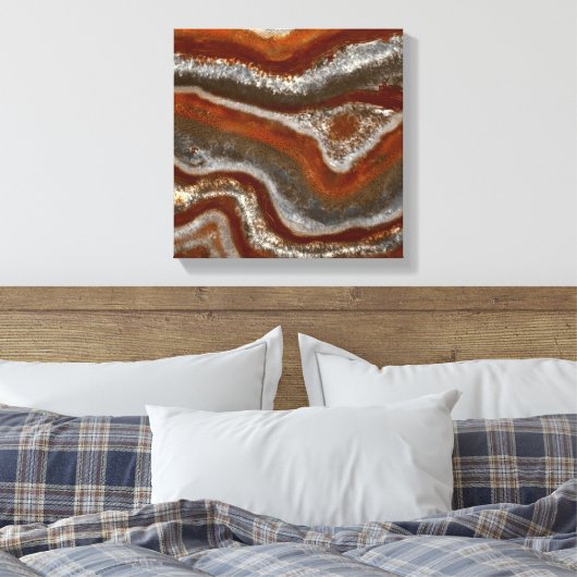12 x 12 inch abstract van een tegel canvas afdruk (Insitu (Slaapkamer))