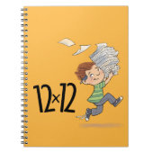12 x 12 Papier spiral Carnet enfant Jaune (Devant)