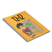 12 x 12 Shelf Boy Carnet Spiral Jaune (Côté Droit)