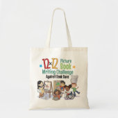 12 x 12 Tegen boek Verbiedt Cream Character Tas (Voorkant)