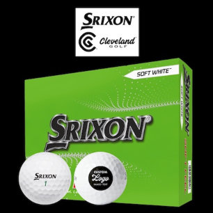 12 x Balles de golf Srixon Soft Feel avec logo per