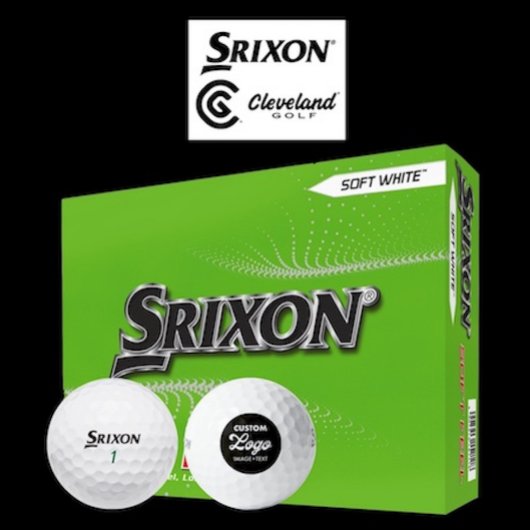 12 x Balles de golf Srixon Soft Feel avec logo per