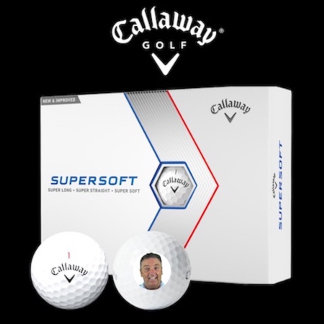12 x Callaway Supersoft aangepaste foto-golfballen Golfballen
