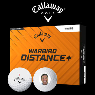 12 x Callaway Warbird Balles de Golf Photo Personn
