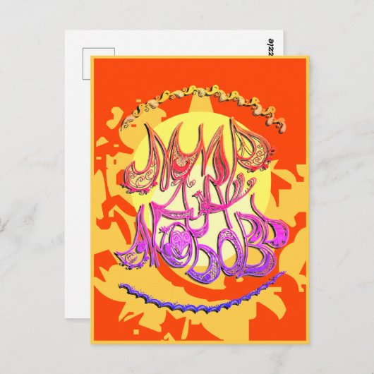 12a "Peace and Love" (in het Russisch) Briefkaart (Voorkant / Achterkant)