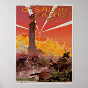 12de salon de l'Automobile Poster