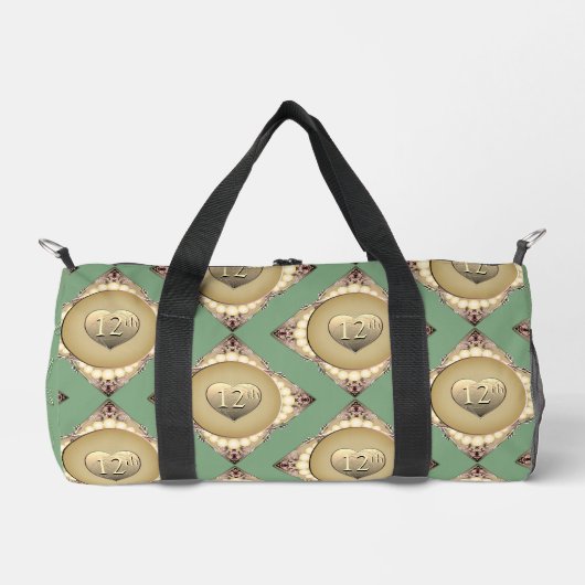 12e/30e Anniversaire de perles Sac à coudre (Recto)