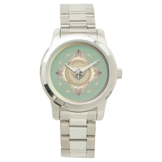 12e & 30e Pearl Jubileum Horloge (Voorkant)
