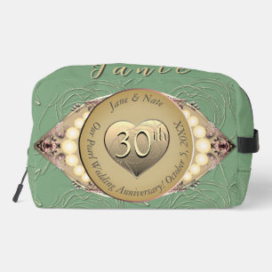 12e/30e Pearl Jubileum Print Cut Sew Bag Toilettasje