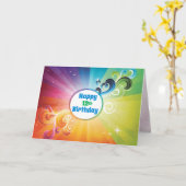 12e anniversaire Carte religieuse Bénédiction arc- (Fleur jaune)