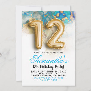 12e anniversaire Invitation de Gradient