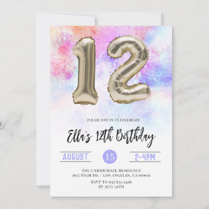 12e anniversaire Invitation de Gradient
