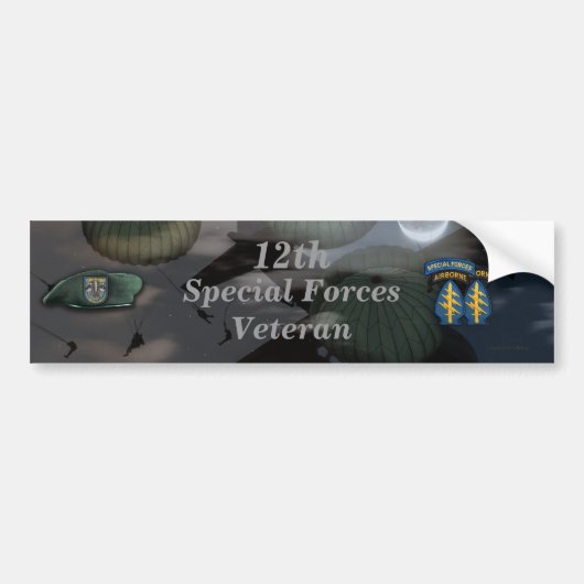 12e Bumpersticker van de dag van de veteranen van  (Voorkant)