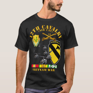 12e Cavalerie Luchtcav 1e Cav Divisie w SVC T-shirt