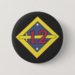 12e Divisie - SSI wo Txt - 1918-1919 Ronde Button 5,7 Cm