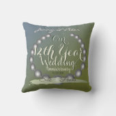 12e Jubileum Pearls Kussen (Achterkant)