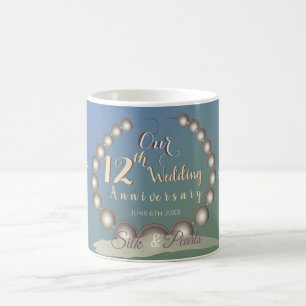 12e Jubileum zwarte parels Koffiemok