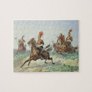 12e Koninklijke Lancers (m/c boven potlood verhoog Legpuzzel