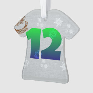 12e man sierzeewier ornament