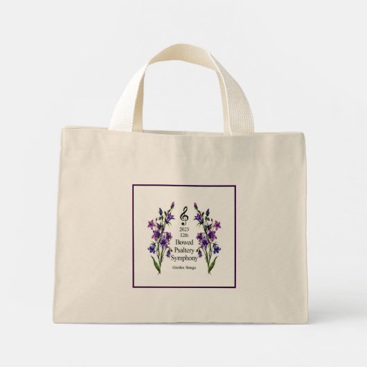 12e Symphony Cotton Canvas Tiny Tas (Achterkant)