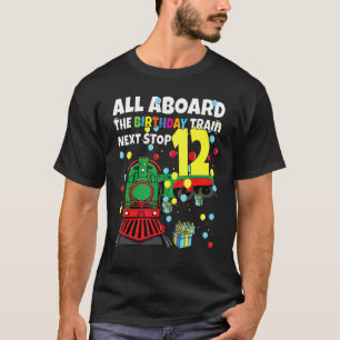 12e treinstel ter gelegenheid van de geboorte t-shirt