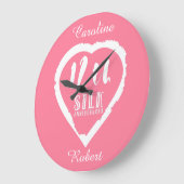 12e trouwdag zijde traditionele zijde grote klok (Hoek)