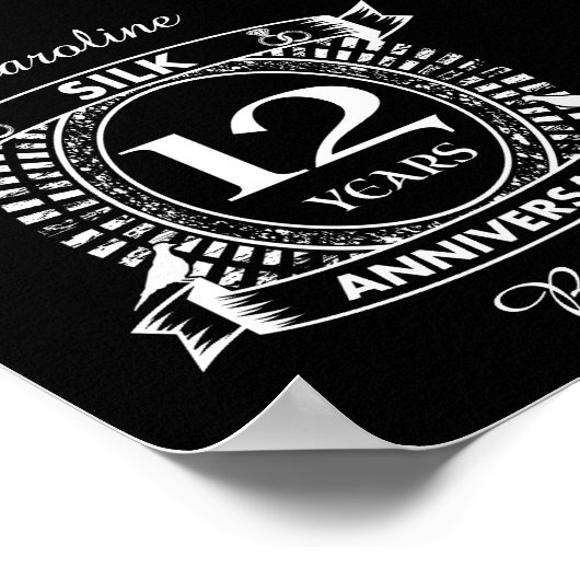 12e trouwdag zijzijde poster (Hoek)