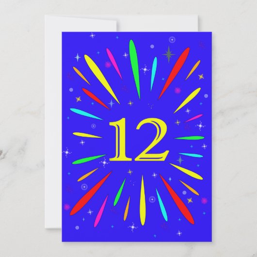 12e Uitnodiging op jaardag (Voorkant)