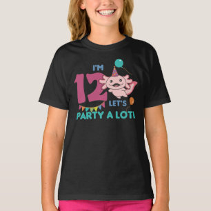 12e verjaardag Axolotl 12 jaar oud Sweet T-Shir T-shirt