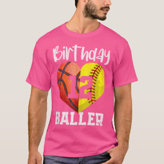 12e verjaardag Baller Grappig 12 jaar oude Softbal T-shirt