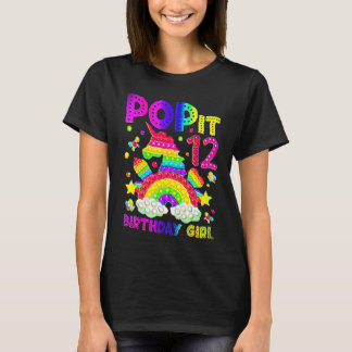 12e verjaardag Fidget Speelgoed Pop Het Verjaardag T-shirt