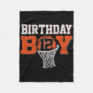 12e Verjaardag Jongen Bysketbyll Lover 12 jaar oud Fleece Deken