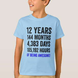 12e verjaardag // Korting op de geboorte van Funny T-shirt