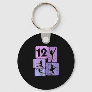 12e Verjaardag Meisje Danser Ballet Ballerina 12 j Sleutelhanger