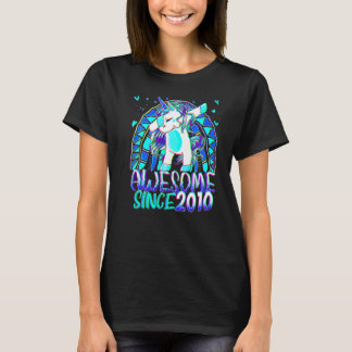 12e verjaardag Regenboog 12 jaar oud dabbing eenho T-shirt