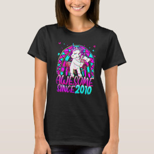 12e verjaardag regenboog 12 jaar oude Flossing Uni T-shirt