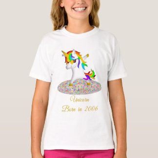 12e verjaardag UNICORN meisjes cadeau T-SHIRT