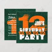 12e verjaardag van de 12e verjaardag van de 12e ja kaart (Voorkant / Achterkant)