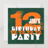 12e verjaardag van de 12e verjaardag van de 12e ja kaart (Voorkant)