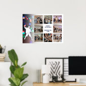 12e verjaardag van de Sjabloon van de Foto Collage Poster (Thuiskantoor)