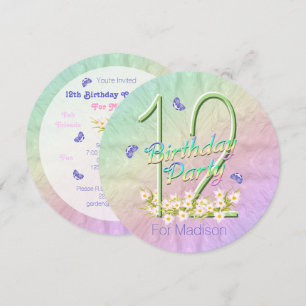 12e verjaardag vlinderradionavigatie kaart