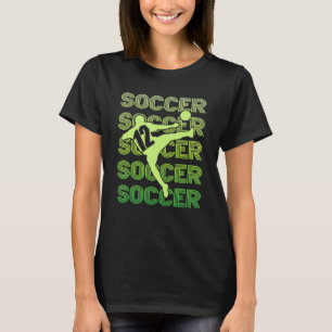 12e Verjaardag Voetbal Jongen 12 Jaar Oud Football T-shirt