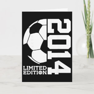 12e verjaardag Voetbal Limited Edition 2014 Kaart