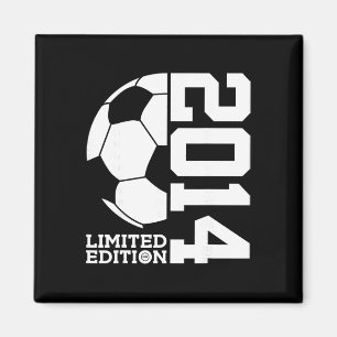 12e Verjaardag Voetbal Limited Edition 2014  Magneet
