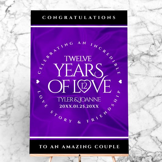 12ème anniversaire de la Mariage de soie