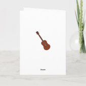 12ème Carte de guitare de ficelle de (Dos)