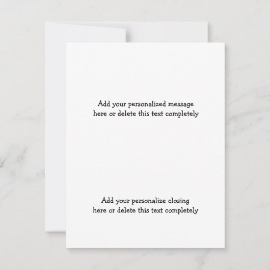 12pc - Aangepaste foto "Mock" Puzzle Vertical Invi Kaart (Achterkant)