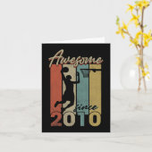 12th Birthday Basketball 12 Yr Old Awesome S Kaart (Gele Bloem)