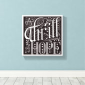 12x12 Canvas "Thrill of Hope" Afdruk (Insitu (Houten vloer))