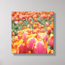 12x12 canvaskunstdrukken Tulp Flowers vierkant can Canvas Afdruk